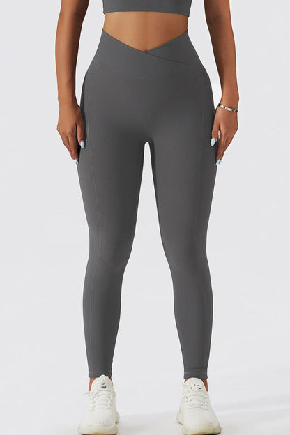 Crossover Waist Active Leggings