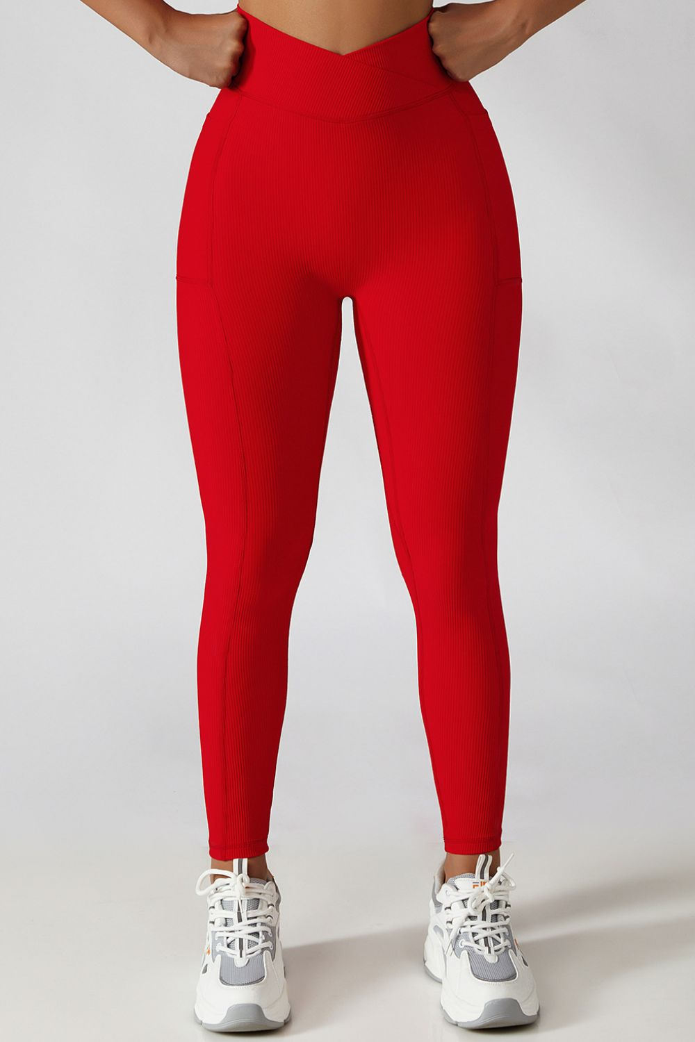 Crossover Waist Active Leggings