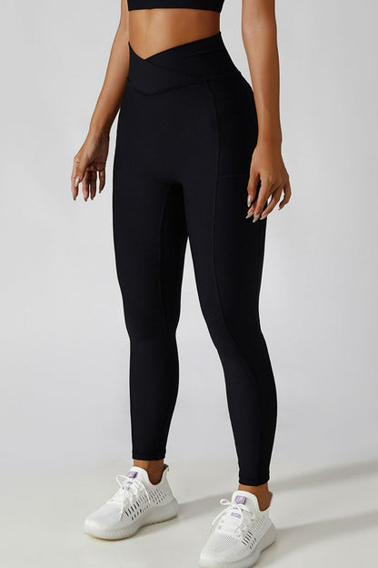 Crossover Waist Active Leggings