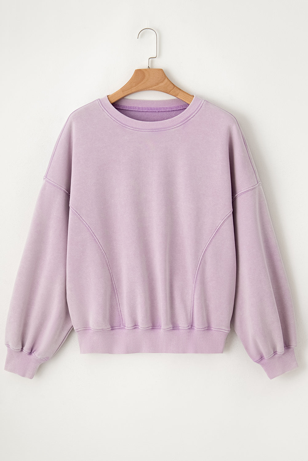 Round Neck Long Sleeve Sweatshirt