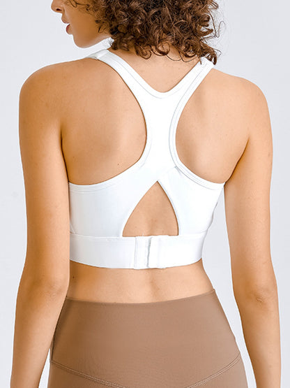 Square Neck Racerback Cropped Tank