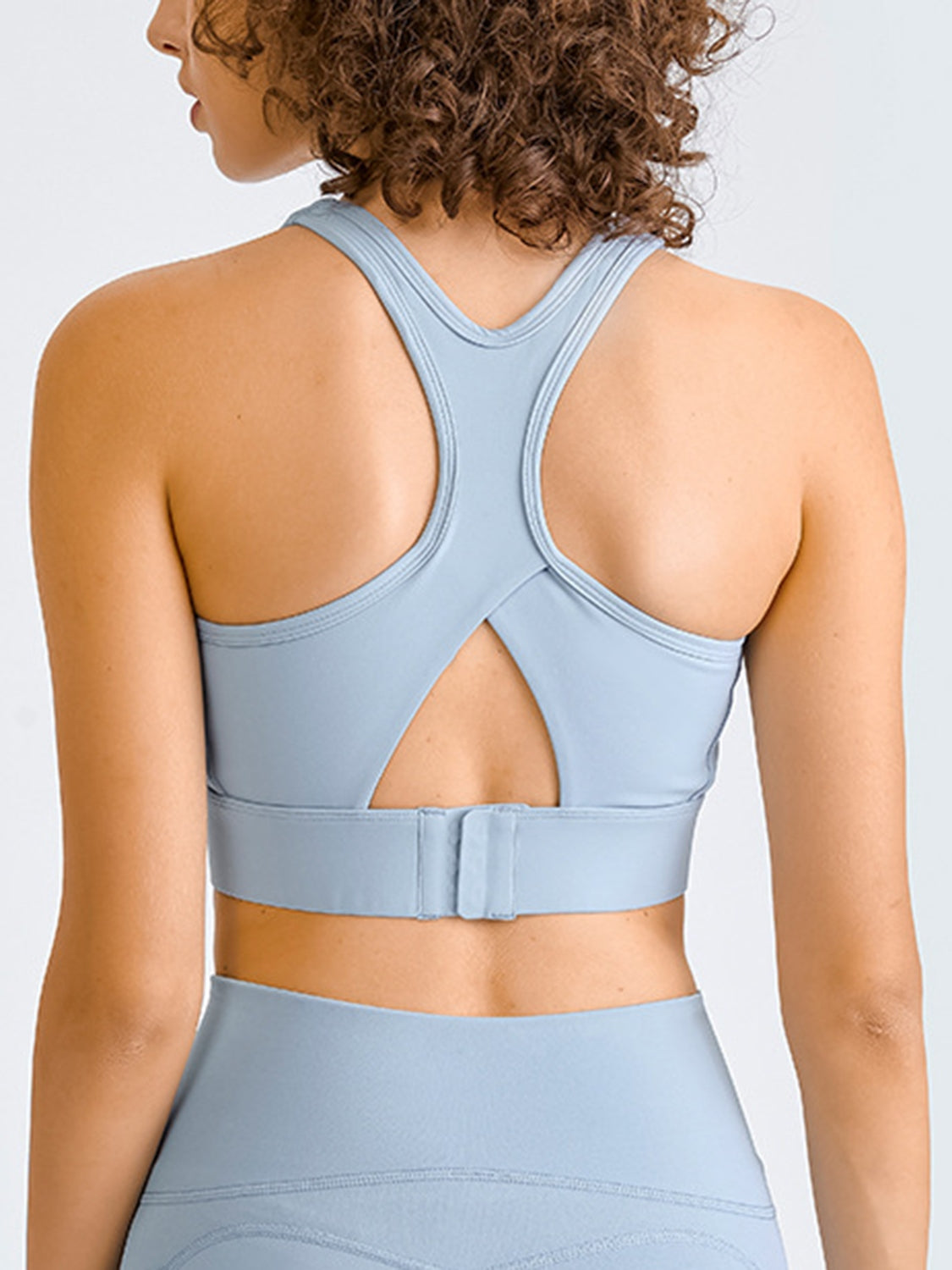 Square Neck Racerback Cropped Tank