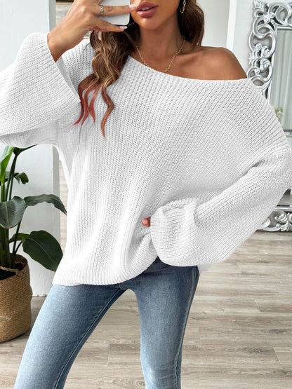 Round Neck Long Sleeve Sweater