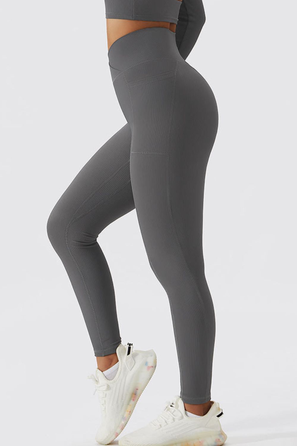 Crossover Waist Active Leggings