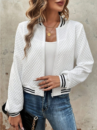 Zip Up Long Sleeve Jacket