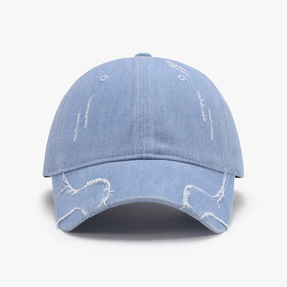 Raw Hem Adjustable Cap