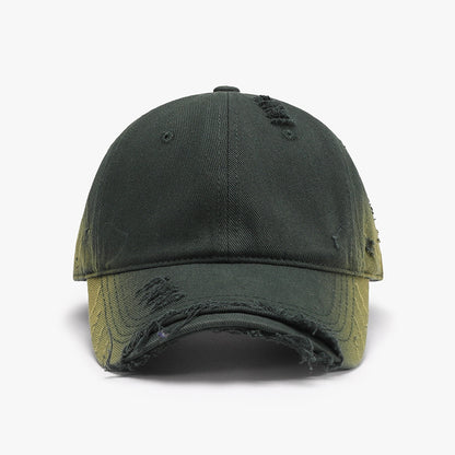 Distressed Adjustable Cotton Hat