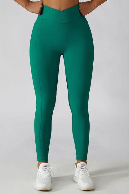 Crossover Waist Active Leggings