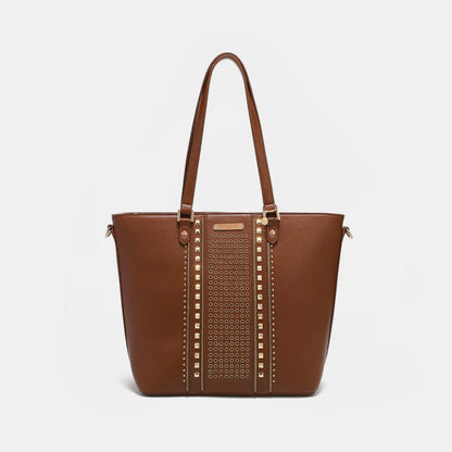 Studded Decor Tote Bag