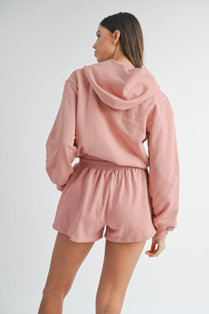 Maxson Clothing -  French Terry Hooded Romper