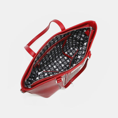 Studded Decor Tote Bag