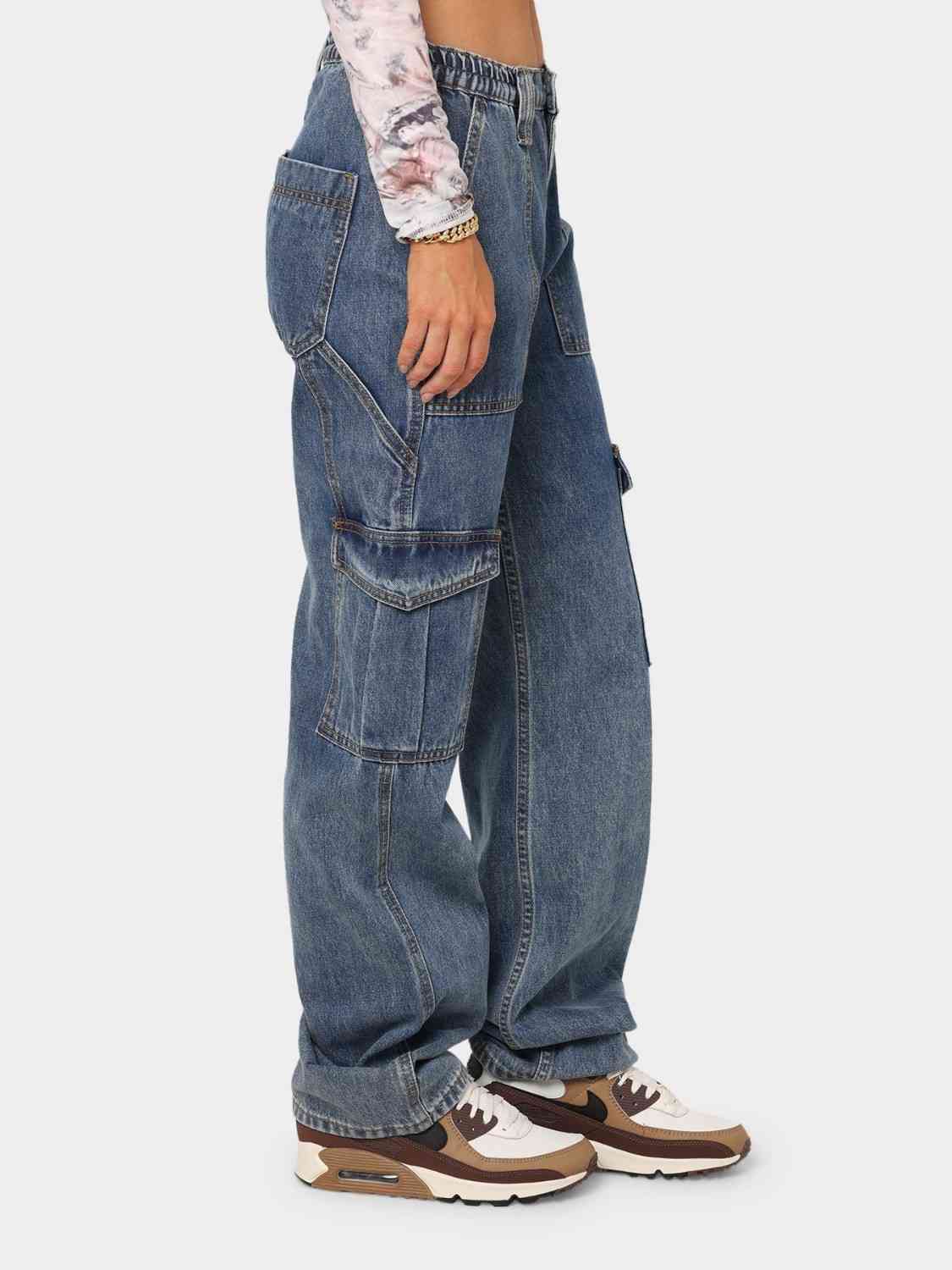 Straight Jeans with Pockets