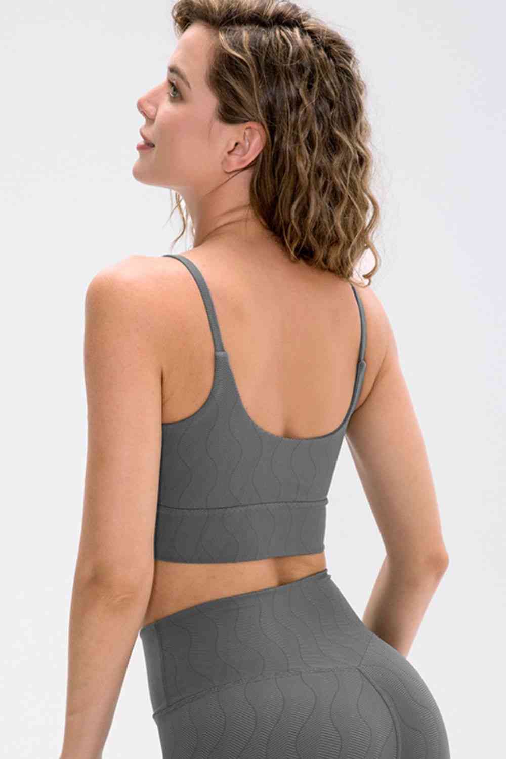 Scoop Neck Long Active Bra