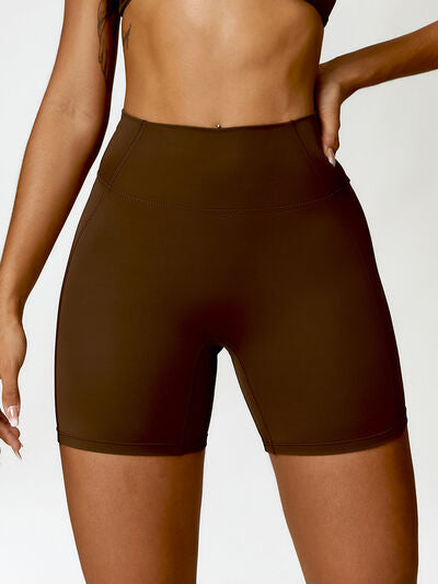 High Waist Active Shorts