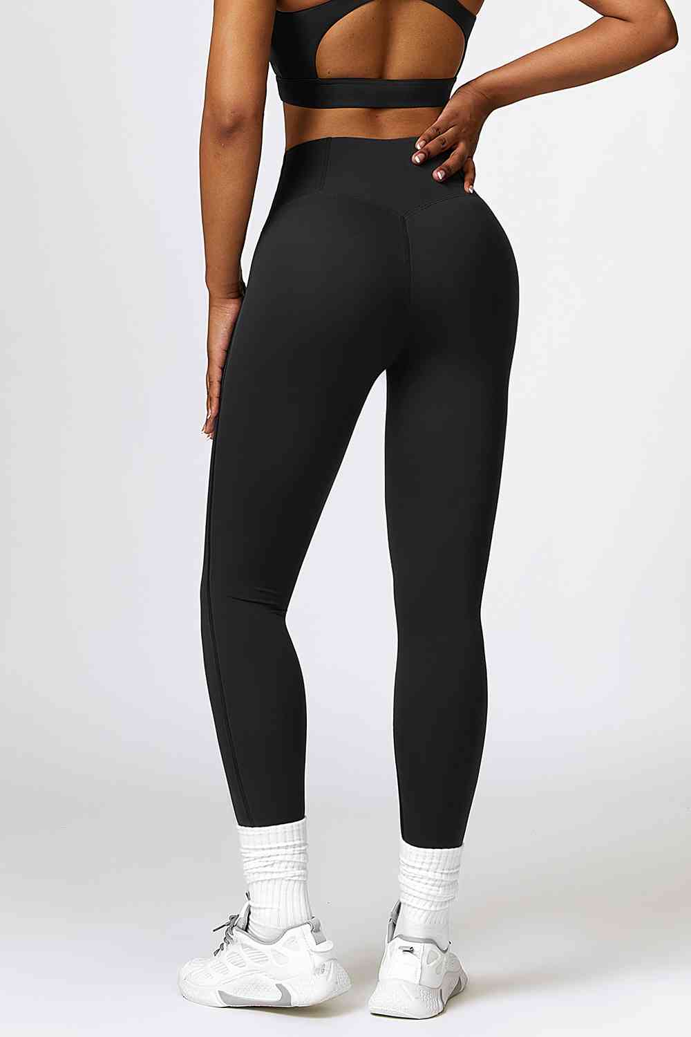 Breathable Wide Waistband Active Leggings