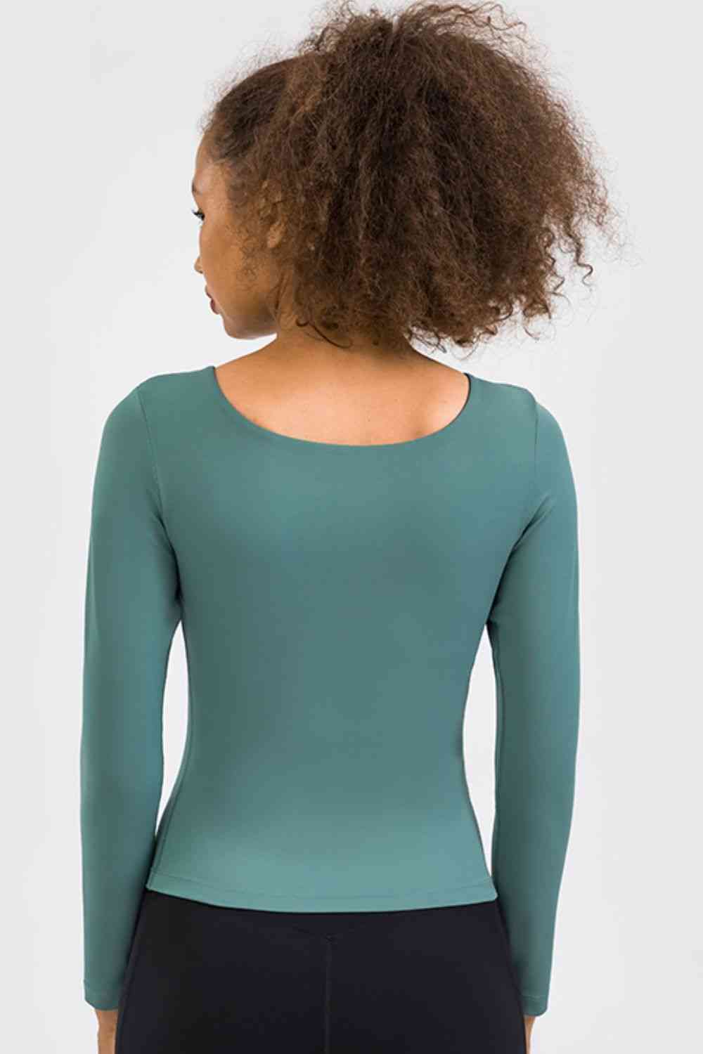 Feel Like Skin Highly Stretchy Long Sleeve Sports Top