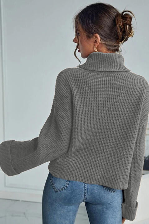 Turtleneck Long Sleeve Sweater