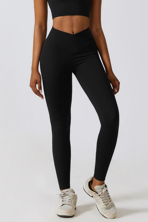 V-Waistband Sports Leggings