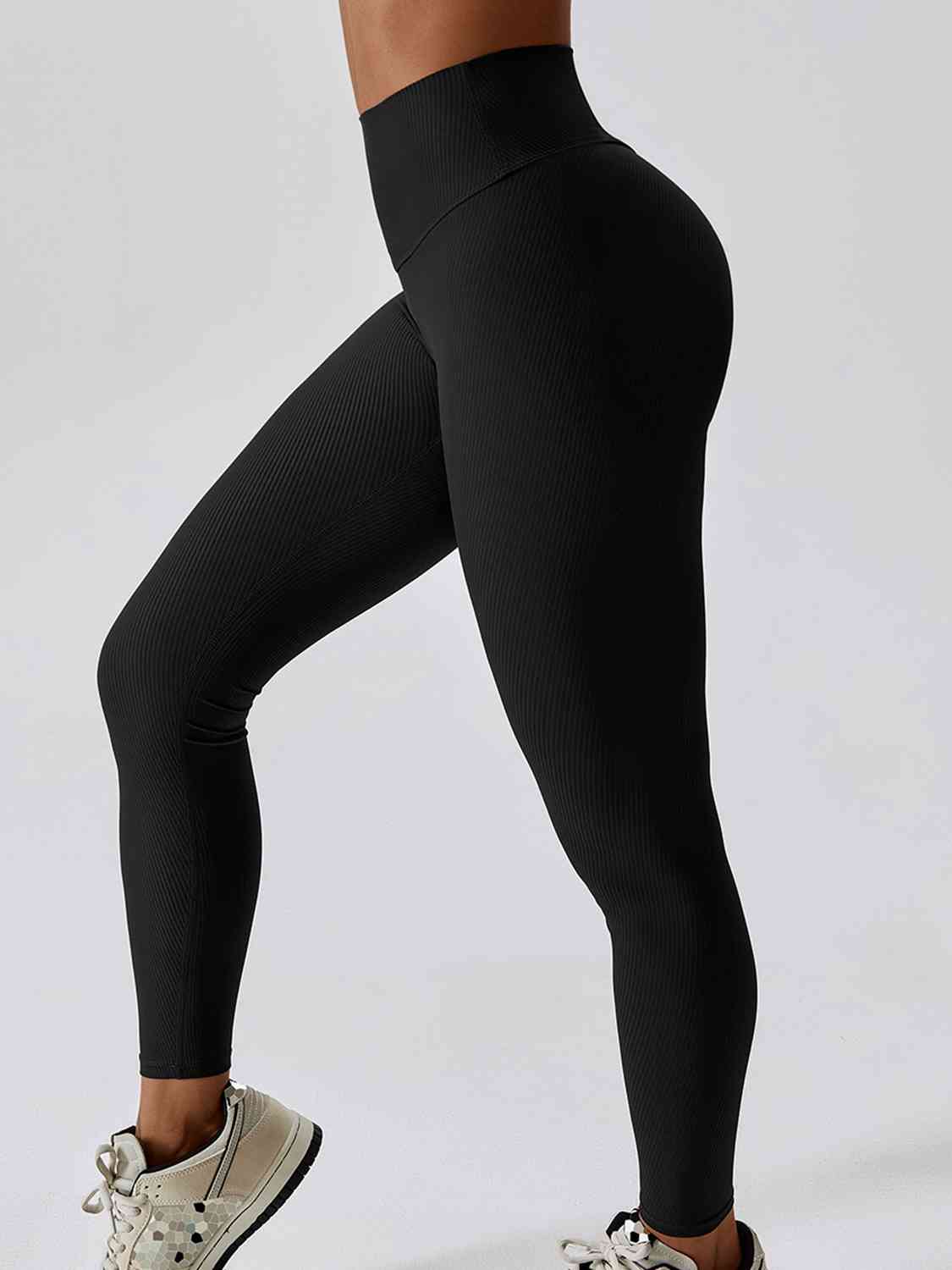 Wide Waistband Slim Fit Sports Pants