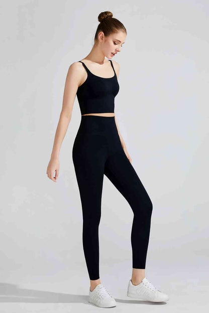 Wide Waistband Sports Leggings