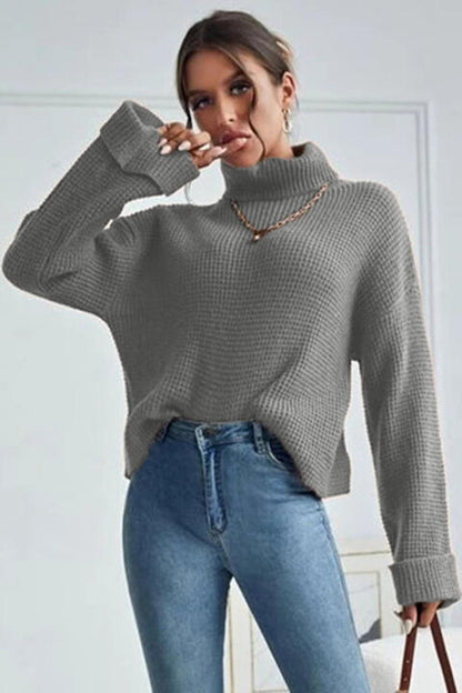 Turtleneck Long Sleeve Sweater