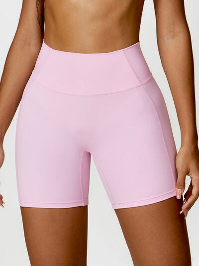 High Waist Active Shorts