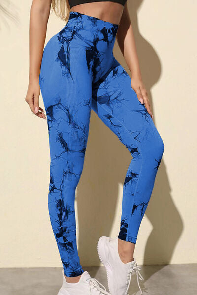 Printed High Waist Active Leggings