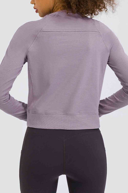 Cozy and Fabulous Raglan Sleeve Sports Top