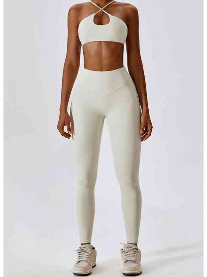 Wide Waistband Sports Pants