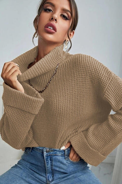 Turtleneck Long Sleeve Sweater