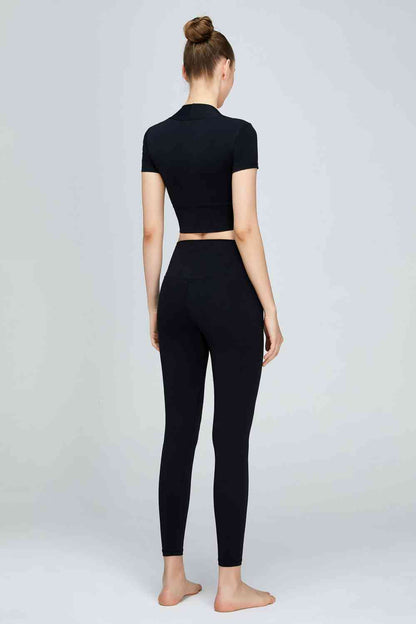 Short Sleeve Cropped Sports Top