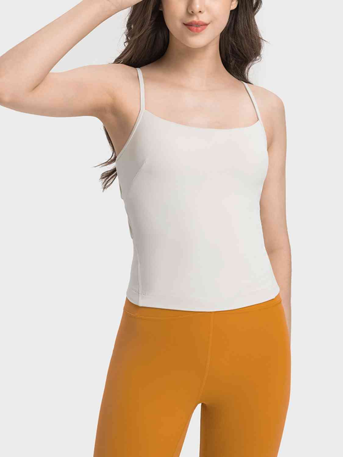 Crisscross Cutout Sports Cami