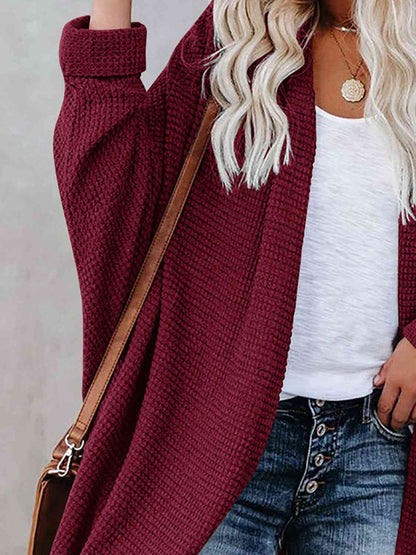 Open Front Long Sleeve Cardigan