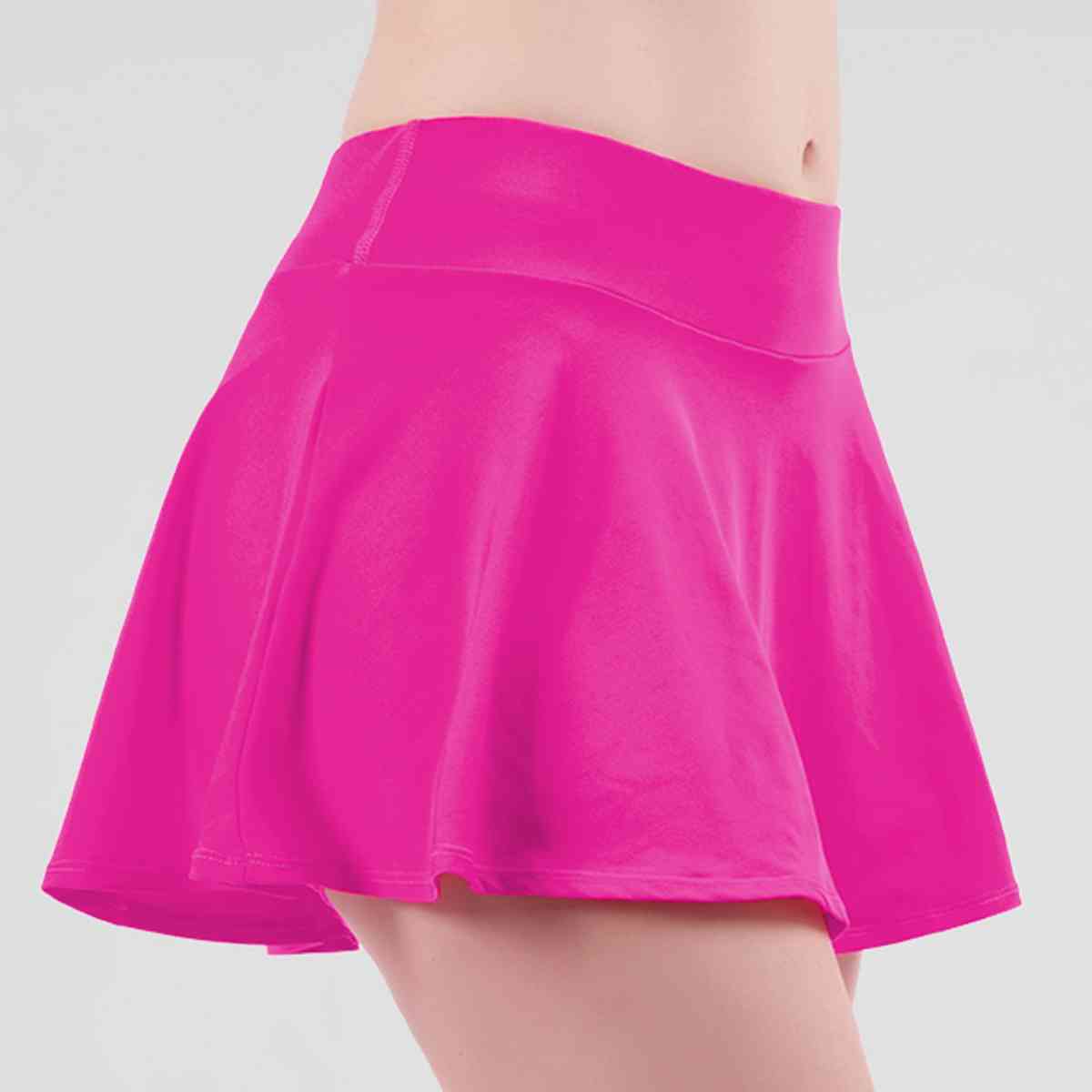 Wide Waistband Sports Skort